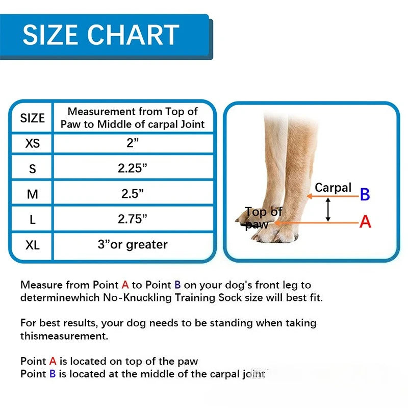 Knuckling Brace for Dogs,Comfortable Foot Paw Brace